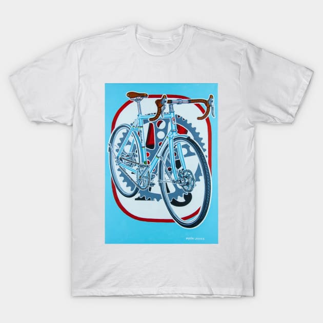 Rourke bicycle T-Shirt by markhowardjones